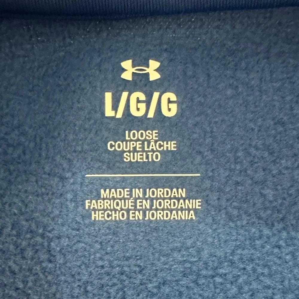 Under Armour Navy Quarter-Zip Sweatshirt - Picture 4 of 4